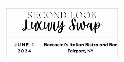 Primaire afbeelding van Luxury Handbag and Accessory Swap at Boccacini's Italian Bistro & Bar