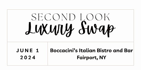 Luxury Handbag and Accessory Swap at Boccacini's Italian Bistro & Bar