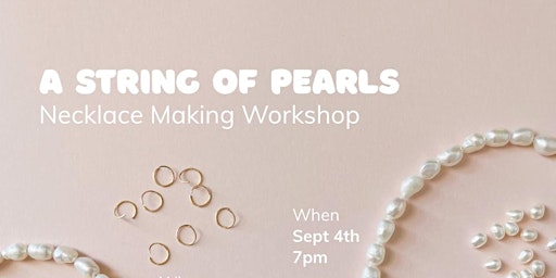 Immagine principale di Make a Croissant Pearl Necklace with Suzzy from Warm Clay Co 