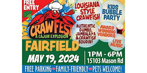 Imagem principal do evento Fairfield  Crawfest 2024