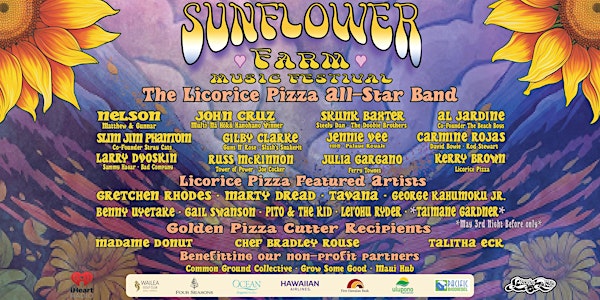 2024 Sunflower Farm Music Festival & Farmers Market