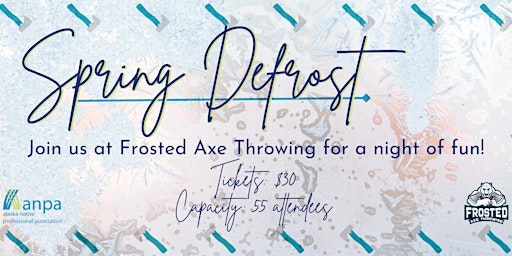 Imagen principal de ANPA Spring Defrost at Frosted Axe Throwing