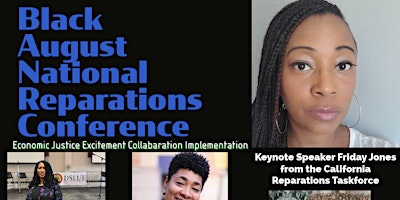 Imagem principal do evento Black August National Reparations Conference