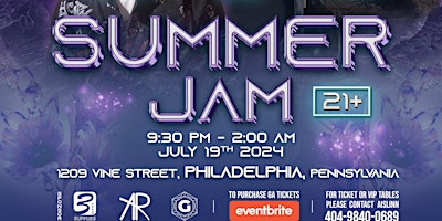Imagem principal do evento 3Em's Philadelphia Summer Jam 07/19/24
