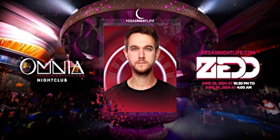 Hauptbild für Zedd | Las Vegas | Omnia Nightclub Party Saturday