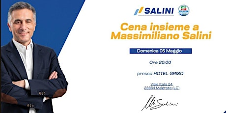 Cena con Massimiliano Salini