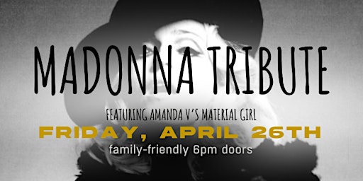 Primaire afbeelding van Amanda V's Material Girl, a Tribute to Madonna