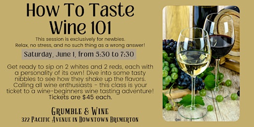How To Taste Wine 101 primary image