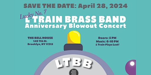 Imagem principal de L Train Brass Band Anniversary Blowout Concert