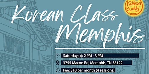 Primaire afbeelding van Korean Language Classes in Memphis