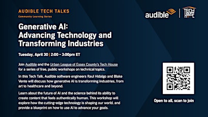 Audible Tech Talk Series: Generative AI
