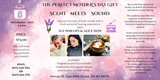 Immagine principale di Scent meets Sound: The Ultimate Mother's Day Gift Experience 