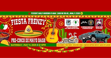 Image principale de Fiesta Frenzy: Pre-Cinco de Mayo Bash @ Miami Store!