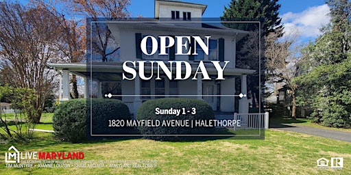 OPEN HOUSE | 1820 Mayfield Avenue | Halethorpe Homes for Sale  primärbild