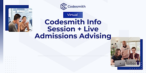 Imagen principal de Codesmith Info Session + Live Admissions Advising
