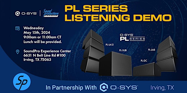 Q-SYS PL Series Speaker Demo