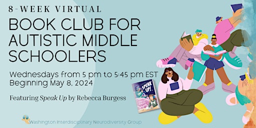 "Speak Up!" Book Club for Autistic Middle Schoolers primary image