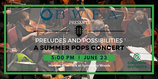 Immagine principale di Preludes and Possibilities: A Summer Pops Concert 
