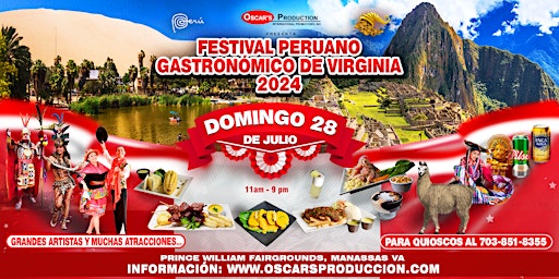 Primaire afbeelding van EL FESTIVAL PERUANO GASTRONÓMICO de VIRGINIA 2024!