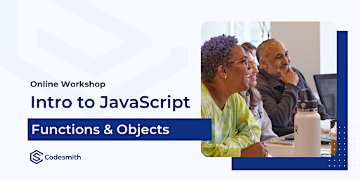 Imagem principal do evento Intro to JavaScript: Functions and Objects