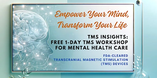 Image principale de Specialized TMS Workshop for Mental Health Professionals