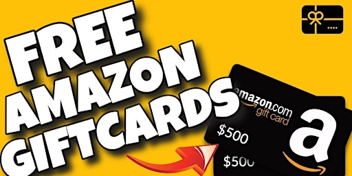 Primaire afbeelding van Free 500$  Amazon Gift Card Codes Generator 2024 April Full Free List
