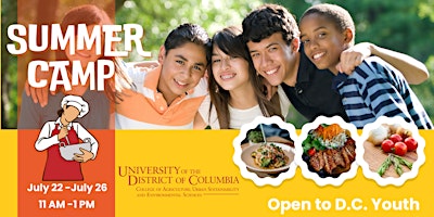 UDC-CAUSES Culinary Arts Summer Camp primary image