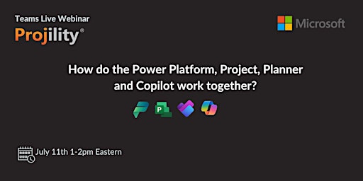 Image principale de How do the Power Platform, Project, Planner and Copilot work together?