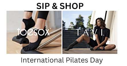 Sip & Shop: International Pilates Day Event