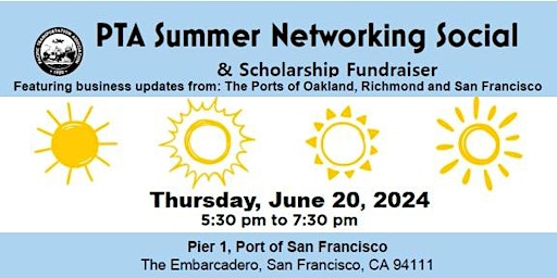 Image principale de PTA Summer Networking Social & Scholarship Fundraiser