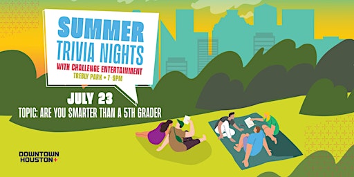 Summer Trivia Nights - Are You Smarter Than A 5th Grade? primary image