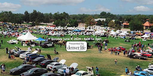 41st Annual Colorado Concours d'Elegance & Exotic Sports Car Show primary image