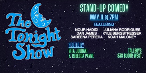 Saturday Standup Comedy at Tallboys - The Tonight Show! primary image