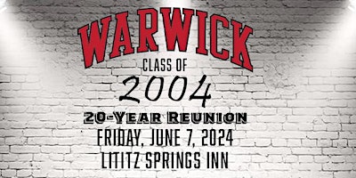Warwick High School 20th Year Class Reunion primary image