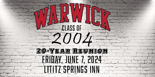 Primaire afbeelding van Warwick High School 20th Year Class Reunion