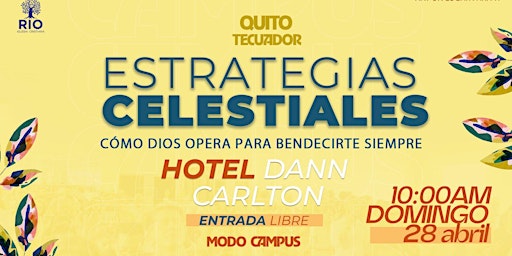 Imagem principal do evento Estrategias celestiales - Quito, Ecuador