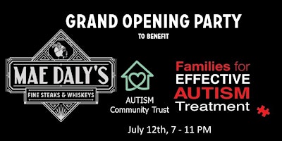 Primaire afbeelding van Mae Daly's Grand Opening Party to benefit the Las Vegas Autism Community
