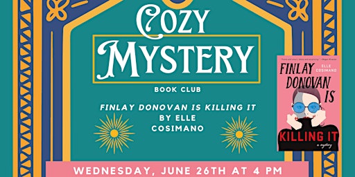 Primaire afbeelding van Cozy Mystery Book Club at Larkspur Library