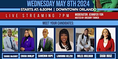 Imagem principal do evento City of Orlando District 5 Candidate Debate