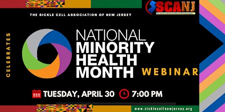 Imagem principal do evento Celebrating Minority Health Month Webinar