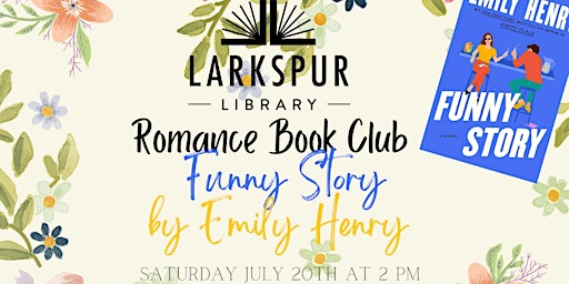Imagem principal do evento Romance Book Club at Larkspur Library