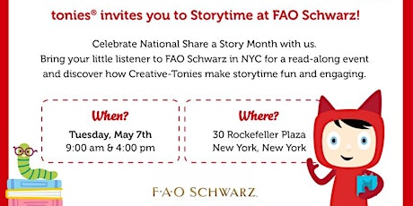 Tonies Storytime at FAO Schwarz NYC