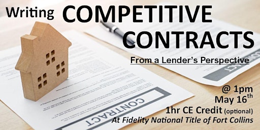 Primaire afbeelding van Writing Competitive Contracts (from a Lender's Perspective) - CE optional