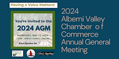 Primaire afbeelding van Alberni Valley Chamber of Commerce Annual General Meeting