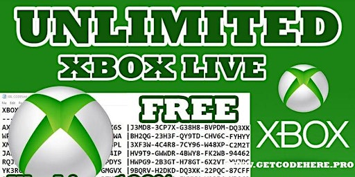 ~((Xbox HACK)) Xbox ^Digital^ Gift Card Codes⯮ Free Xbox Codes Unused 2024 primary image