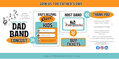 Hauptbild für Father's Day Dad Band Benefit Concert