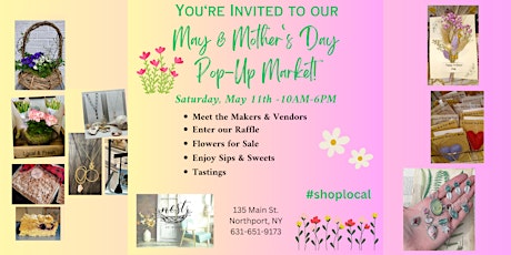 May & Mother's Day Pop-Up Market at the Nest!