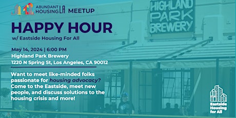 AHLA Happy Hour with Eastside Housing For All