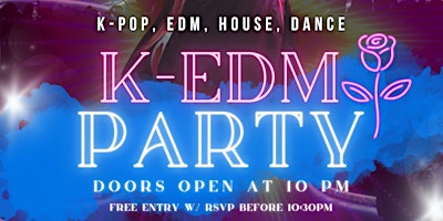 Imagem principal do evento K-EDM Party w/ DJ Peach