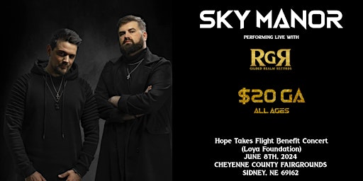Image principale de Hope Takes Flight Benefit Concert (Sky Manor & Gilded Realm Records)